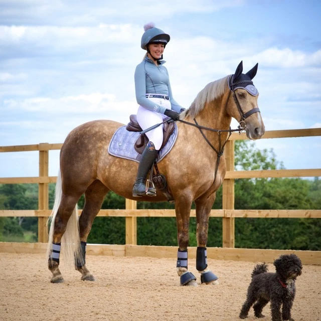 Woof Wear Vision Close Contact Saddle Cloth (Brushed Steel) 4 Woof Wear Vision Close Contact Saddle Cloth (Brushed Steel) - Image 2