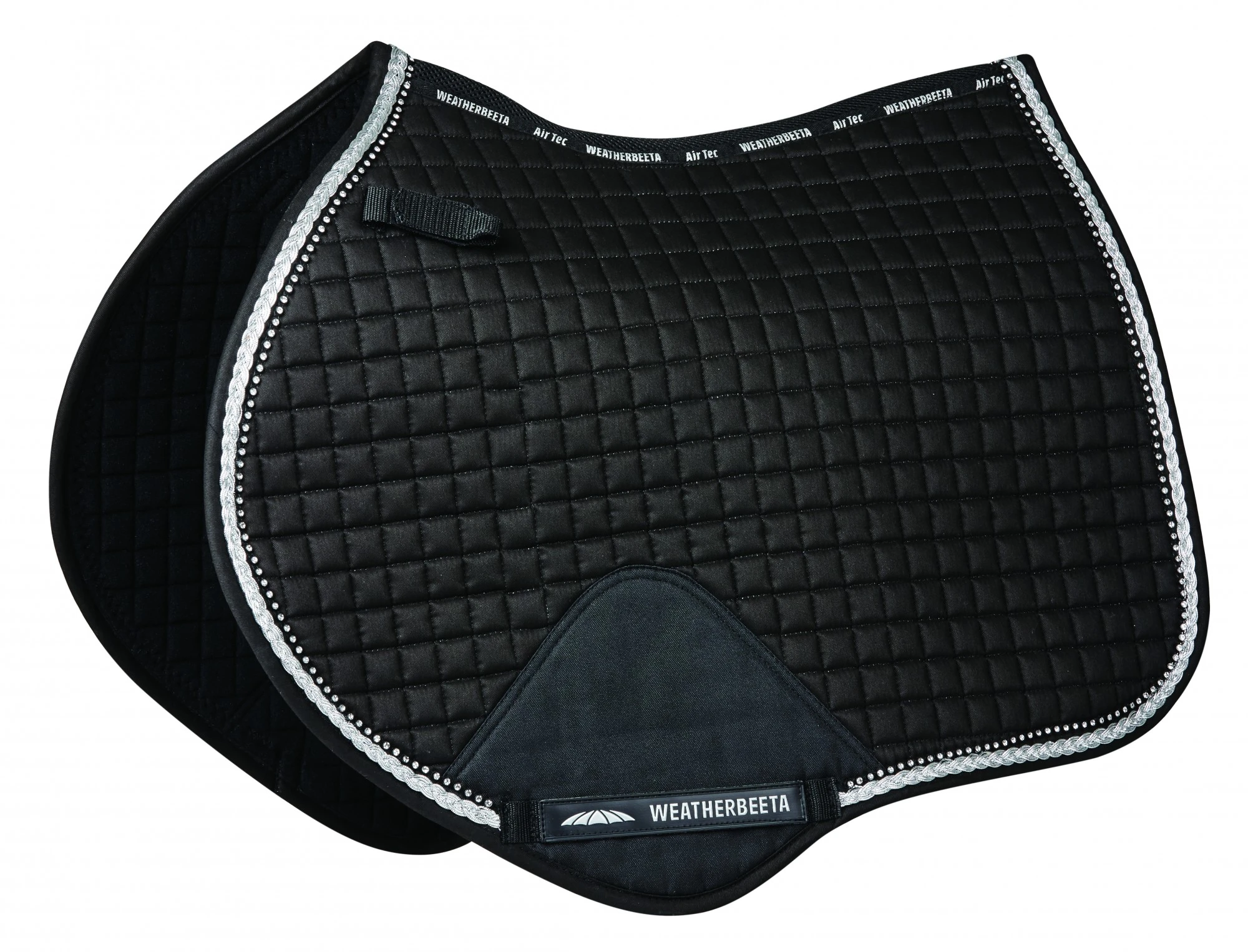 Weatherbeeta Prime Bling Jump Shaped Saddle Pad (Black) 3 Weatherbeeta Prime Bling Jump Shaped Saddle Pad (Black)