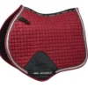 Weatherbeeta Prime Bling Jump Shaped Saddle Pad (Maroon)