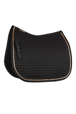 Horze Glarus Dressage Saddle Pad With Metallic Braiding 19 Horze Glarus Dressage Saddle Pad With Metallic Braiding -Weatherbeeta Store 17397 BL 1