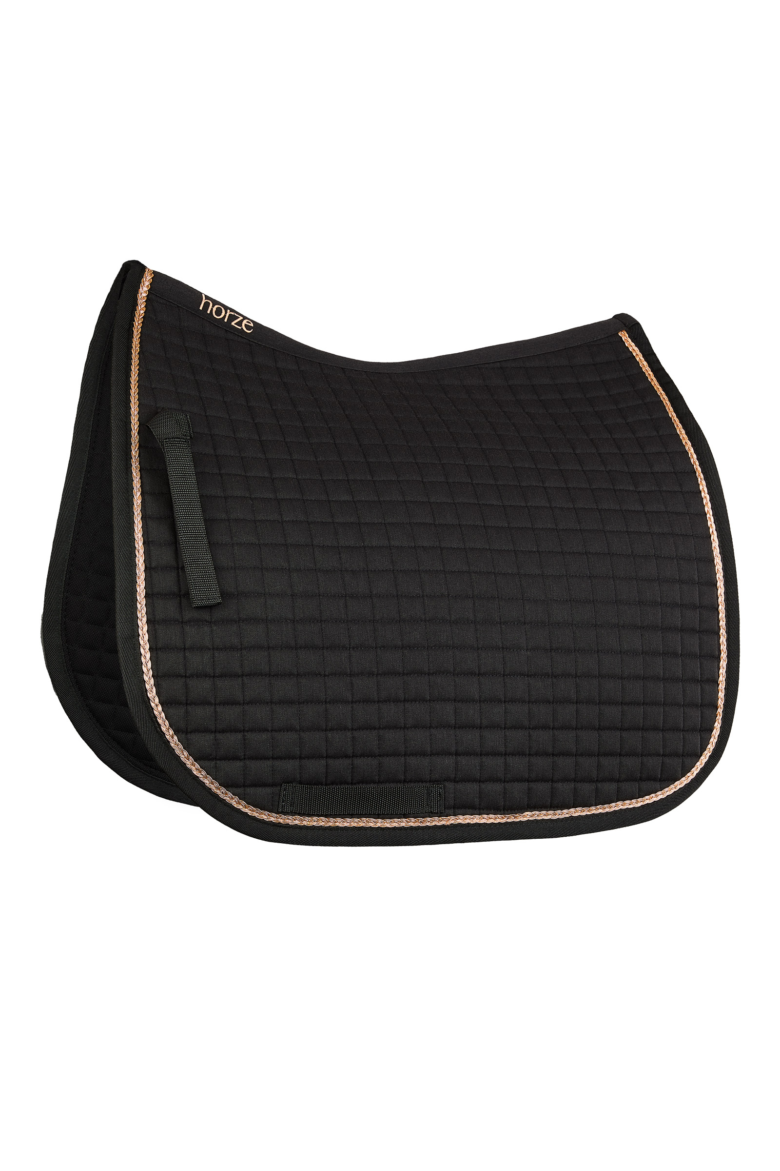 Horze Glarus Dressage Saddle Pad With Metallic Braiding 6 Horze Glarus Dressage Saddle Pad With Metallic Braiding - Image 4