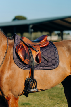 Horze Kaitlin All Purpose Saddle Pad With Flower Piping 18 Horze Kaitlin All Purpose Saddle Pad With Flower Piping -Weatherbeeta Store 17403 AFBR 3