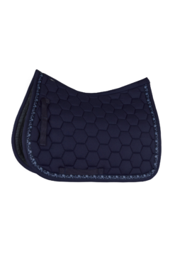 Horze Kaitlin All Purpose Saddle Pad With Flower Piping 23 Horze Kaitlin All Purpose Saddle Pad With Flower Piping -Weatherbeeta Store 17403 PDB 1