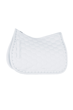 Horze Kaitlin All Purpose Saddle Pad With Flower Piping 27 Horze Kaitlin All Purpose Saddle Pad With Flower Piping -Weatherbeeta Store 17403 WH 1