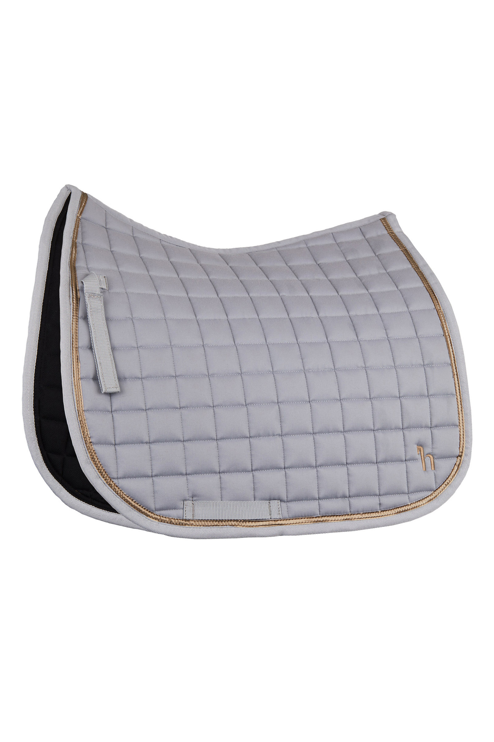 Horze Munich Dressage Saddle Pad With Metallic Detail 3 Horze Munich Dressage Saddle Pad With Metallic Detail