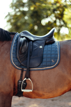 Horze Munich Dressage Saddle Pad With Metallic Detail 28 Horze Munich Dressage Saddle Pad With Metallic Detail -Weatherbeeta Store 17412 RPB 2