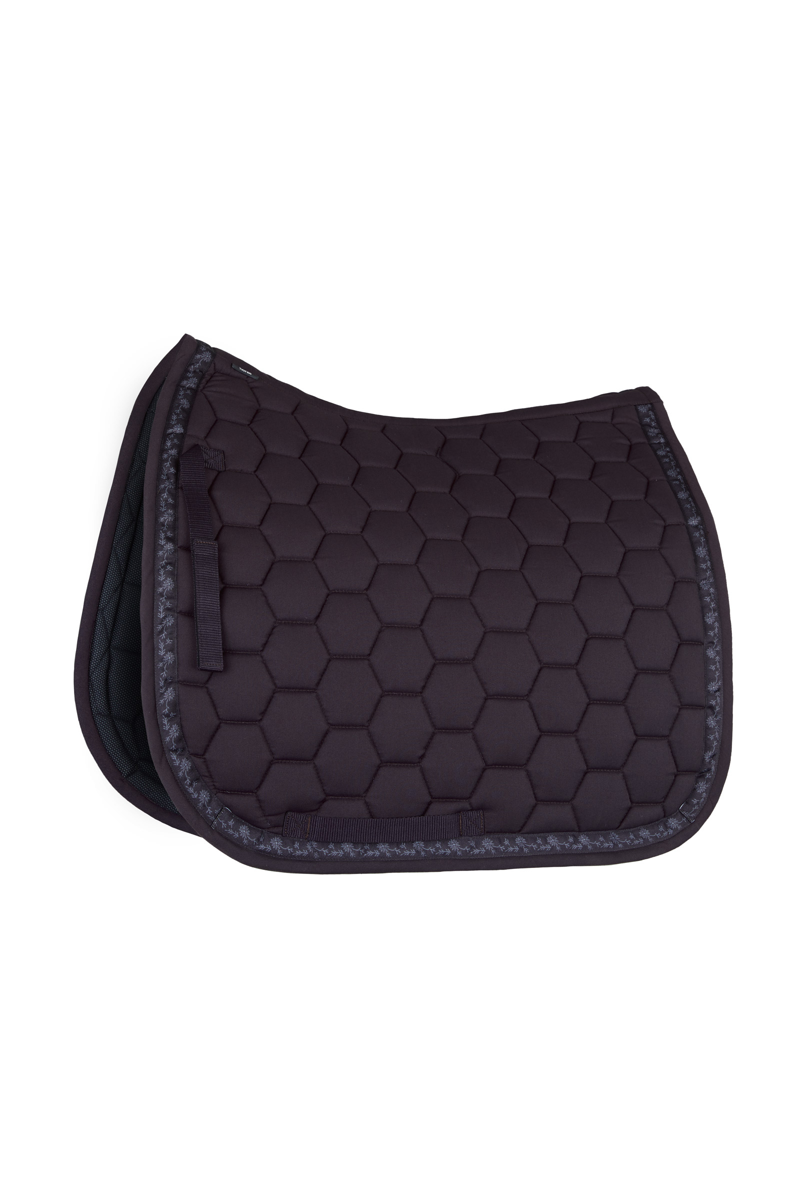 Horze Kaitlin Dressage Saddle Pad With Flower Piping 3 Horze Kaitlin Dressage Saddle Pad With Flower Piping