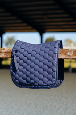 Horze Kaitlin Dressage Saddle Pad With Flower Piping 22 Horze Kaitlin Dressage Saddle Pad With Flower Piping -Weatherbeeta Store 17413 PDB 3