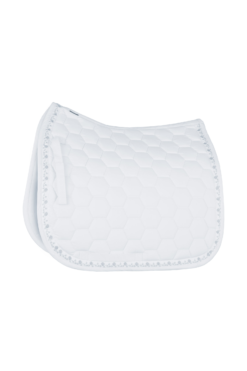Horze Kaitlin Dressage Saddle Pad With Flower Piping 23 Horze Kaitlin Dressage Saddle Pad With Flower Piping -Weatherbeeta Store 17413 WH 1