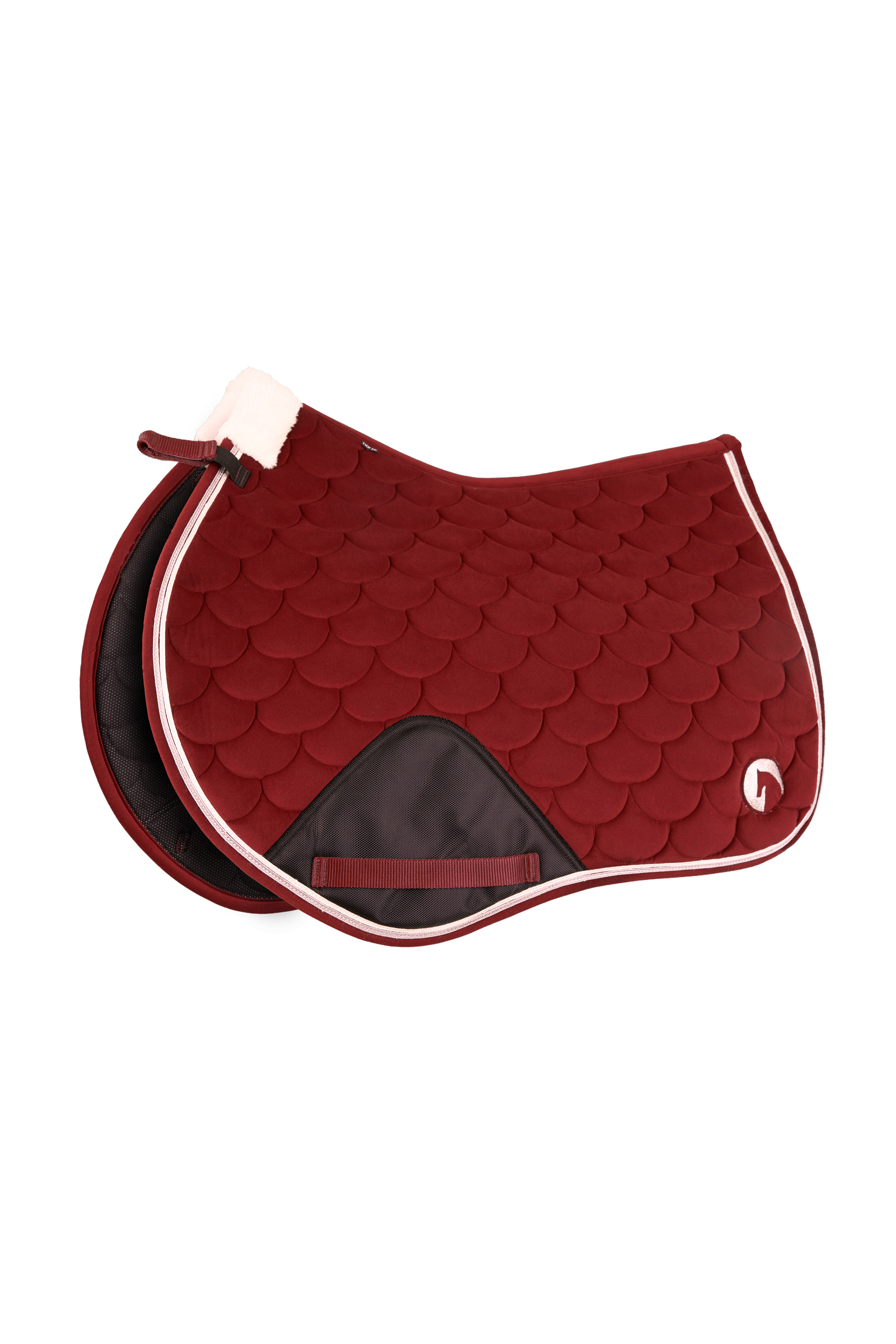 Horze Geneva All Purpose Saddle Pad With Faux Fur 3 Horze Geneva All Purpose Saddle Pad With Faux Fur