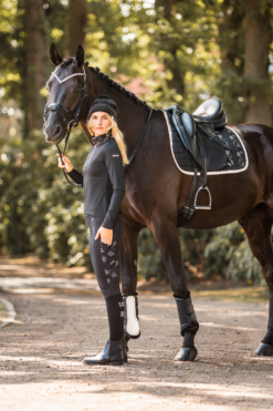 Horze Luminox Reflective Saddle Pad -Weatherbeeta Store 17431 BL 4