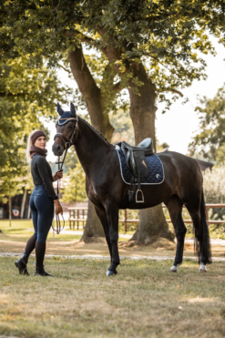 Horze Geneva Dressage Saddle Pad With Faux Fur -Weatherbeeta Store 17436 VDB 4