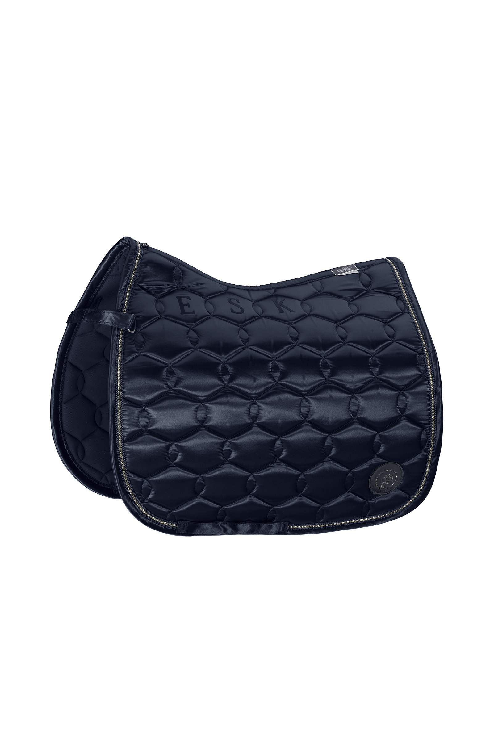 Eskadron Platinum 22 Satin Crystal Dressage Saddle Pad 4 Eskadron Platinum 22 Satin Crystal Dressage Saddle Pad - Image 2