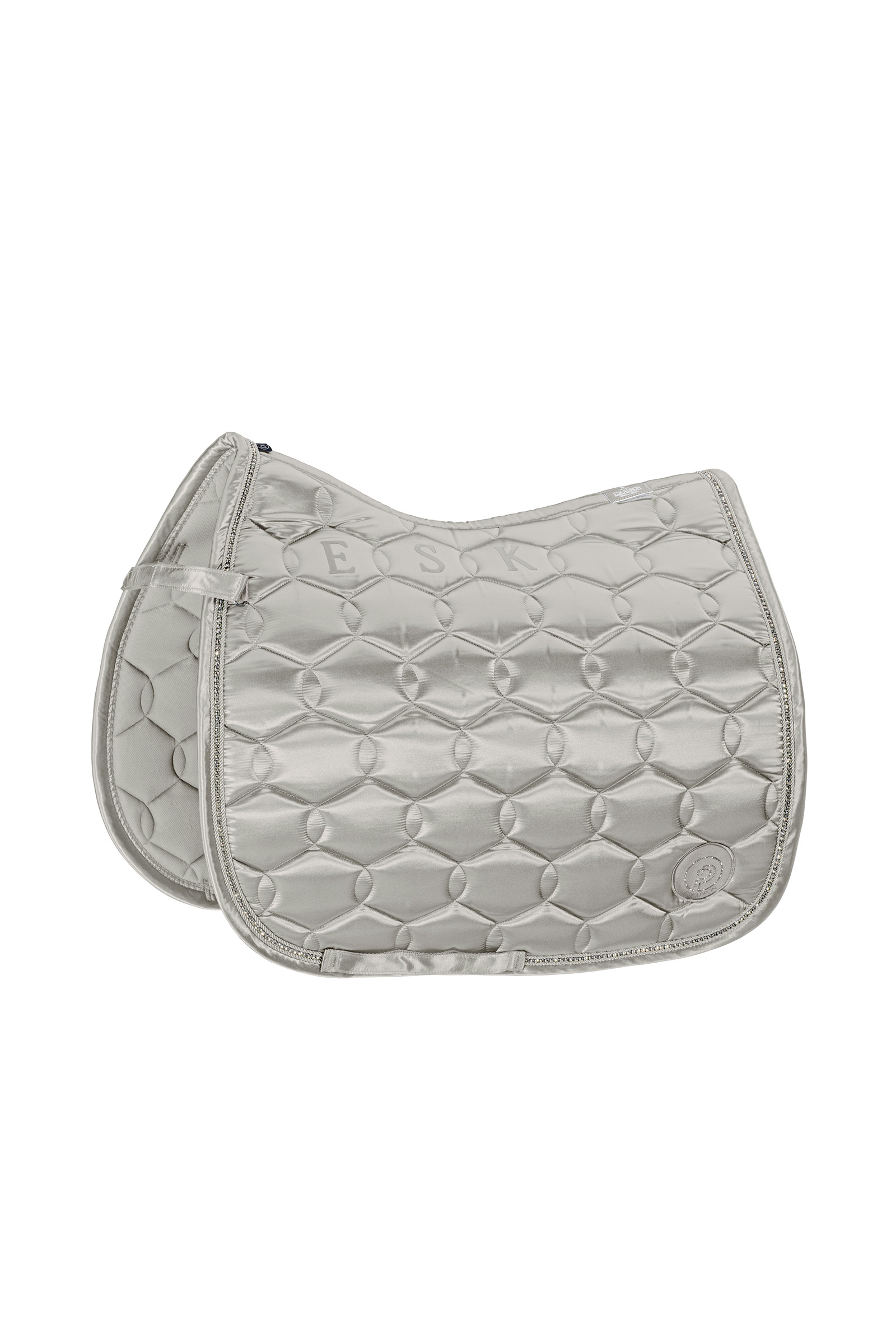 Eskadron Platinum 22 Satin Crystal Dressage Saddle Pad 5 Eskadron Platinum 22 Satin Crystal Dressage Saddle Pad - Image 3