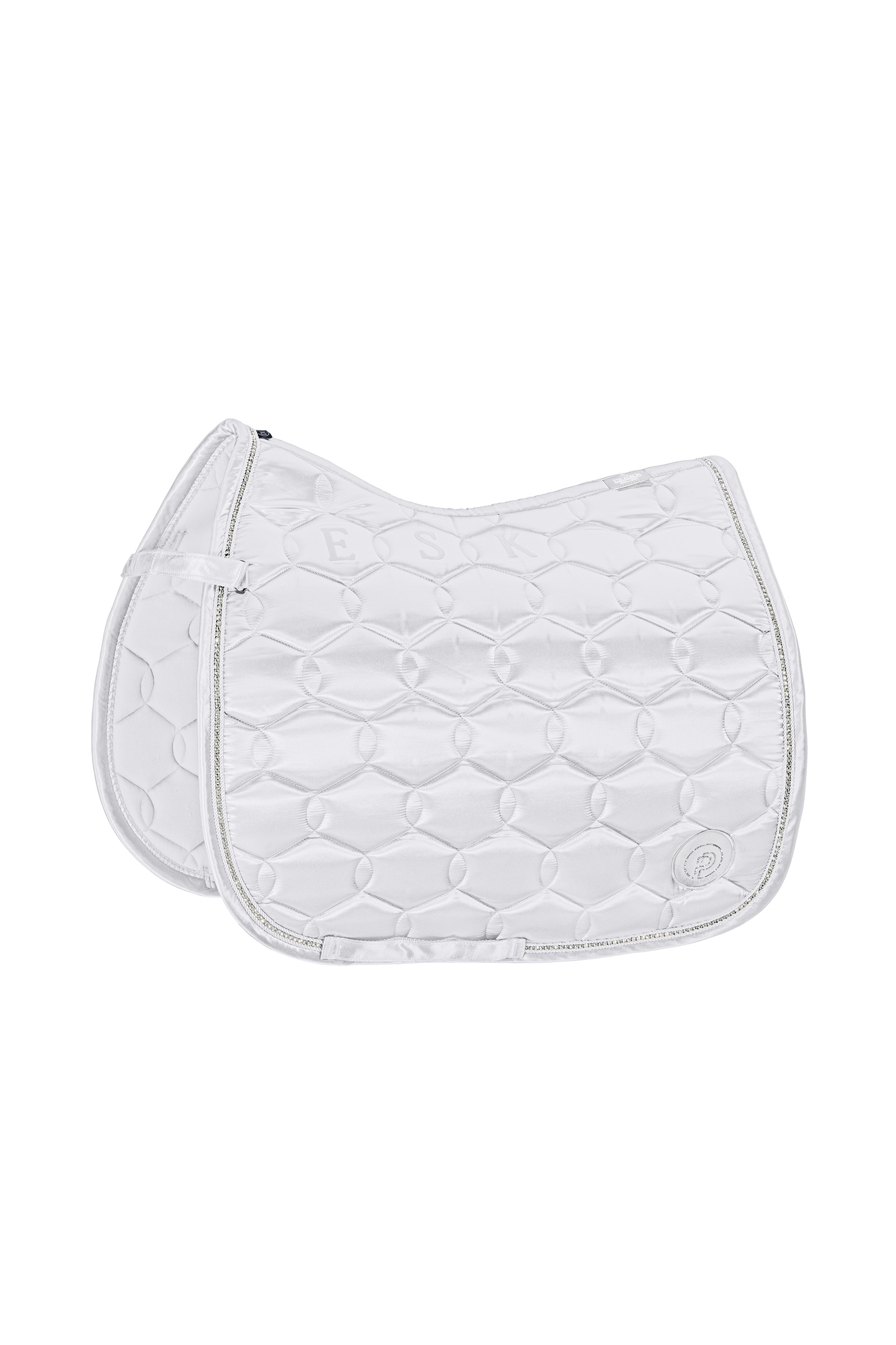 Eskadron Platinum 22 Satin Crystal Dressage Saddle Pad 6 Eskadron Platinum 22 Satin Crystal Dressage Saddle Pad - Image 4