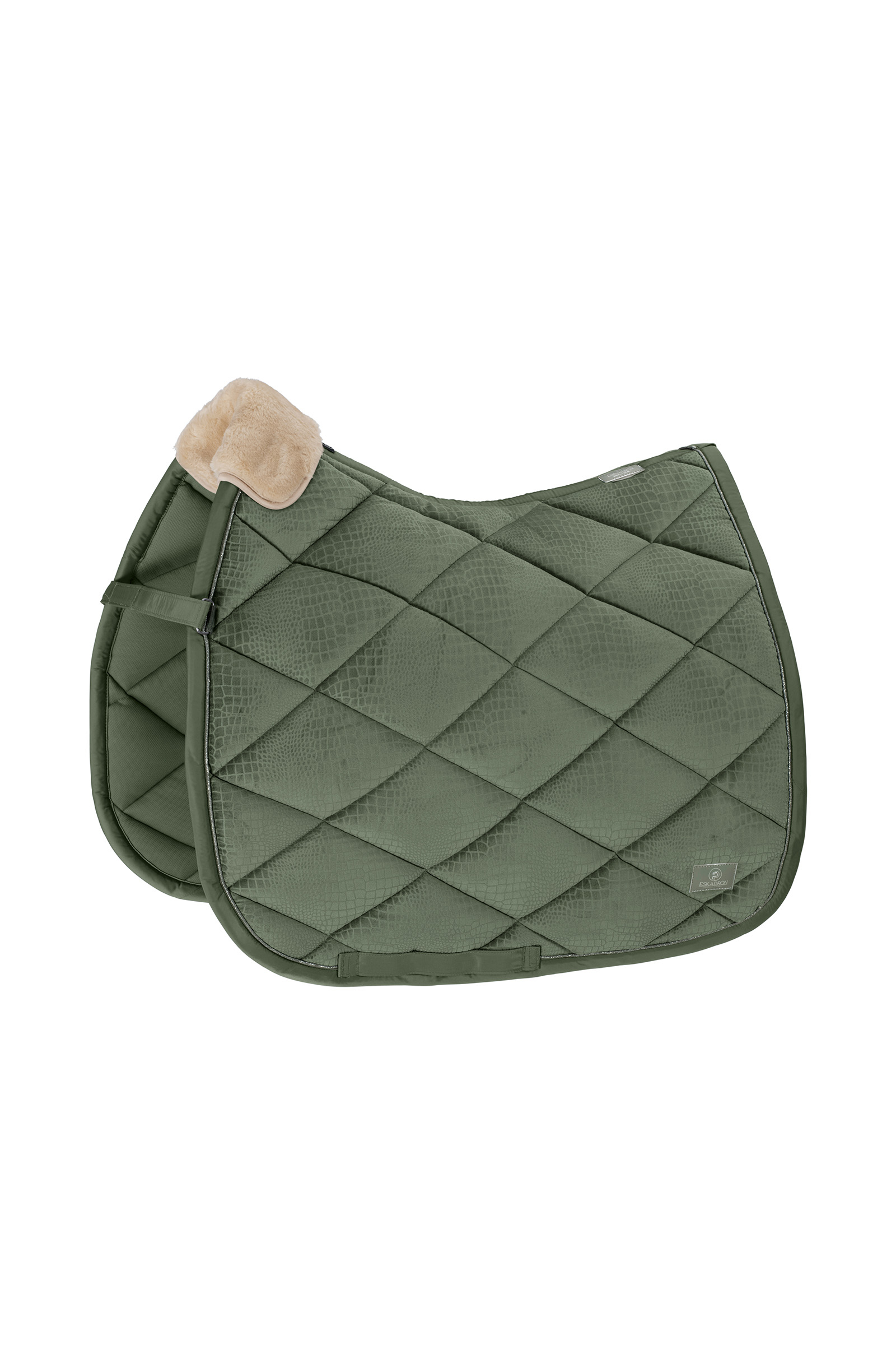 Eskadron Platinum 22 Velvet Croco Dressage Saddle Pad 3 Eskadron Platinum 22 Velvet Croco Dressage Saddle Pad