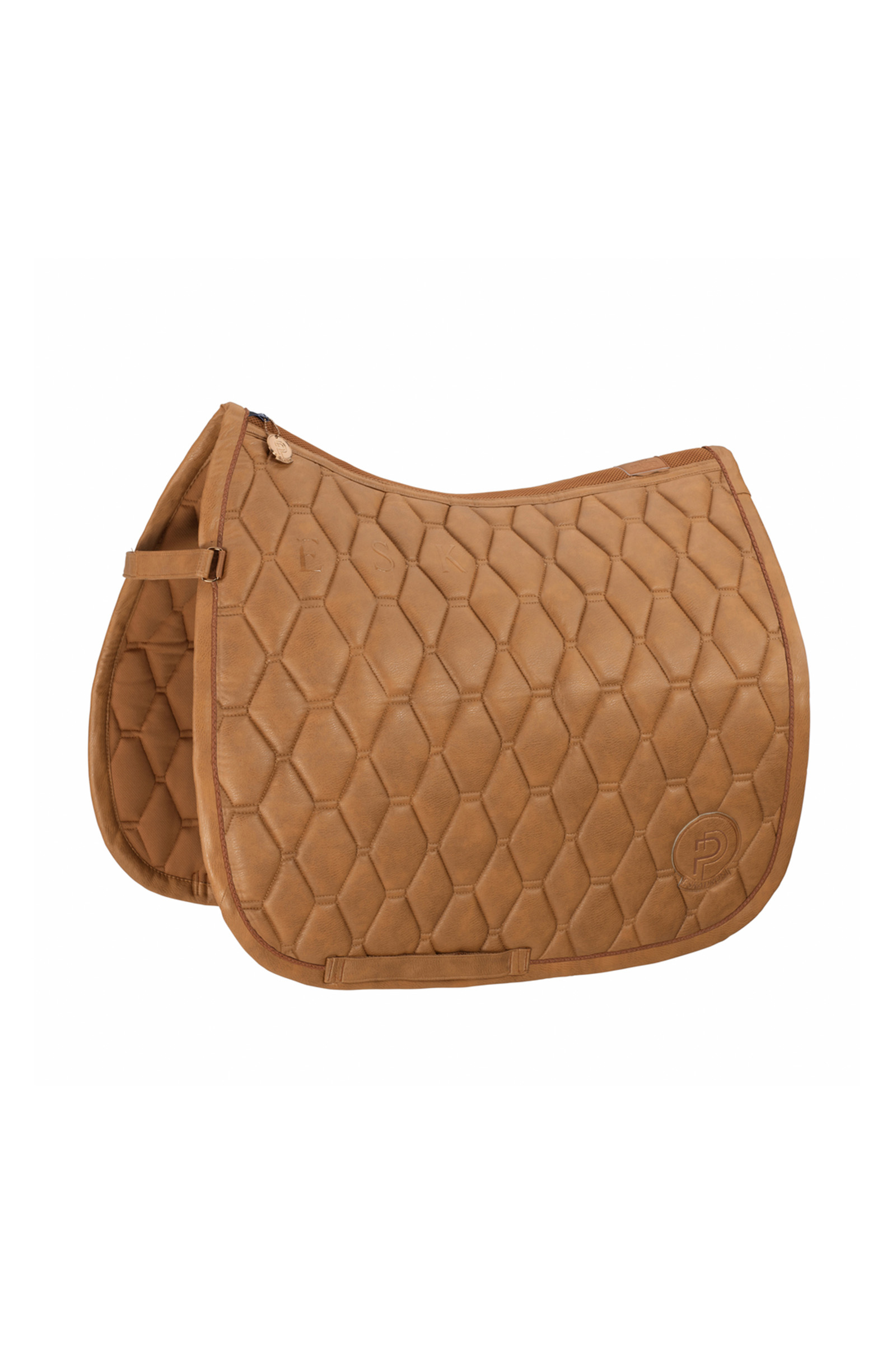 Eskadron Platinum 23 Metallic Faux Leather Dressage Saddle Pad 4 Eskadron Platinum 23 Metallic Faux Leather Dressage Saddle Pad - Image 2