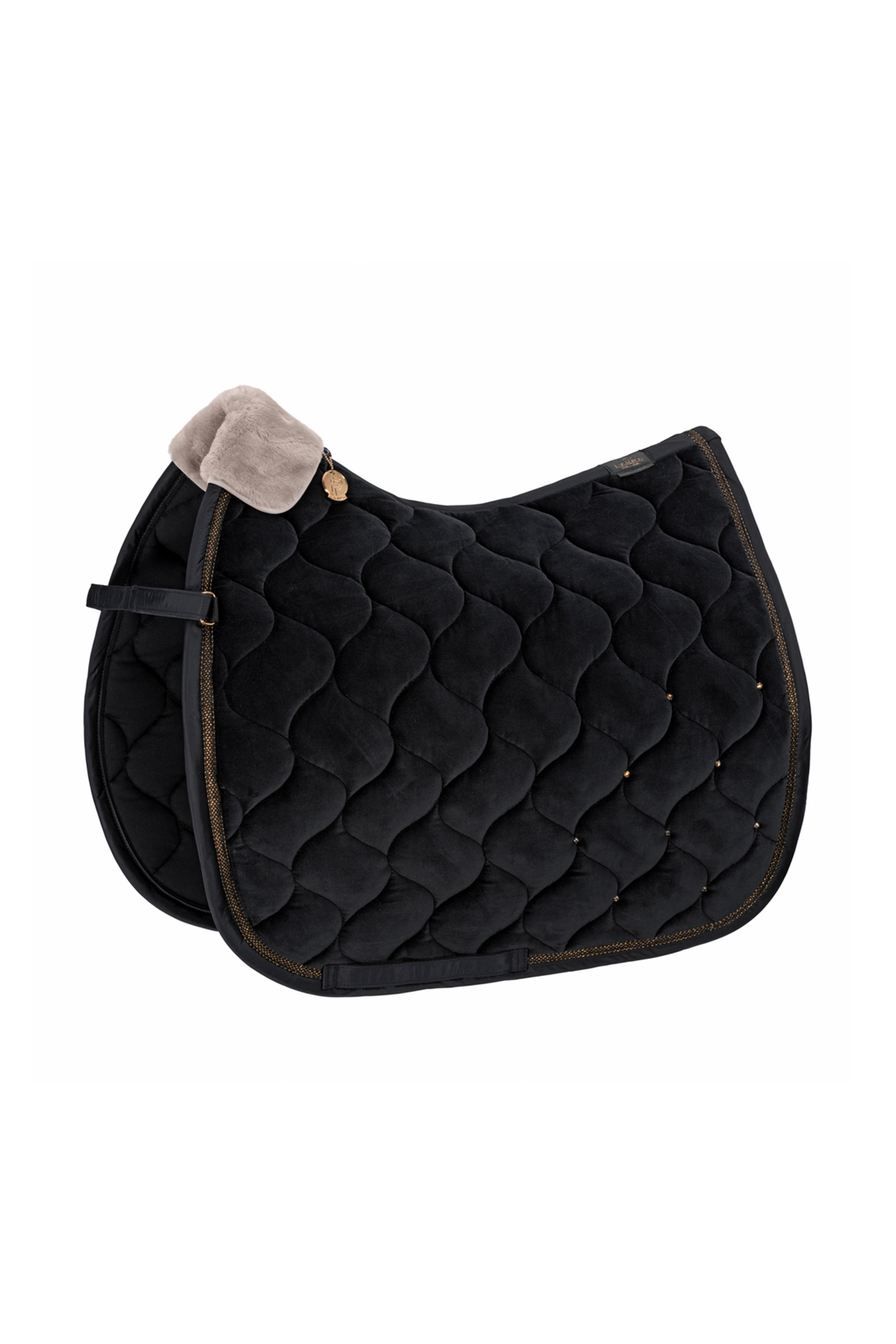 Eskadron Platinum 23 Velvet Crystal Dressage Saddle Pad 2 Eskadron Platinum 23 Velvet Crystal Dressage Saddle Pad