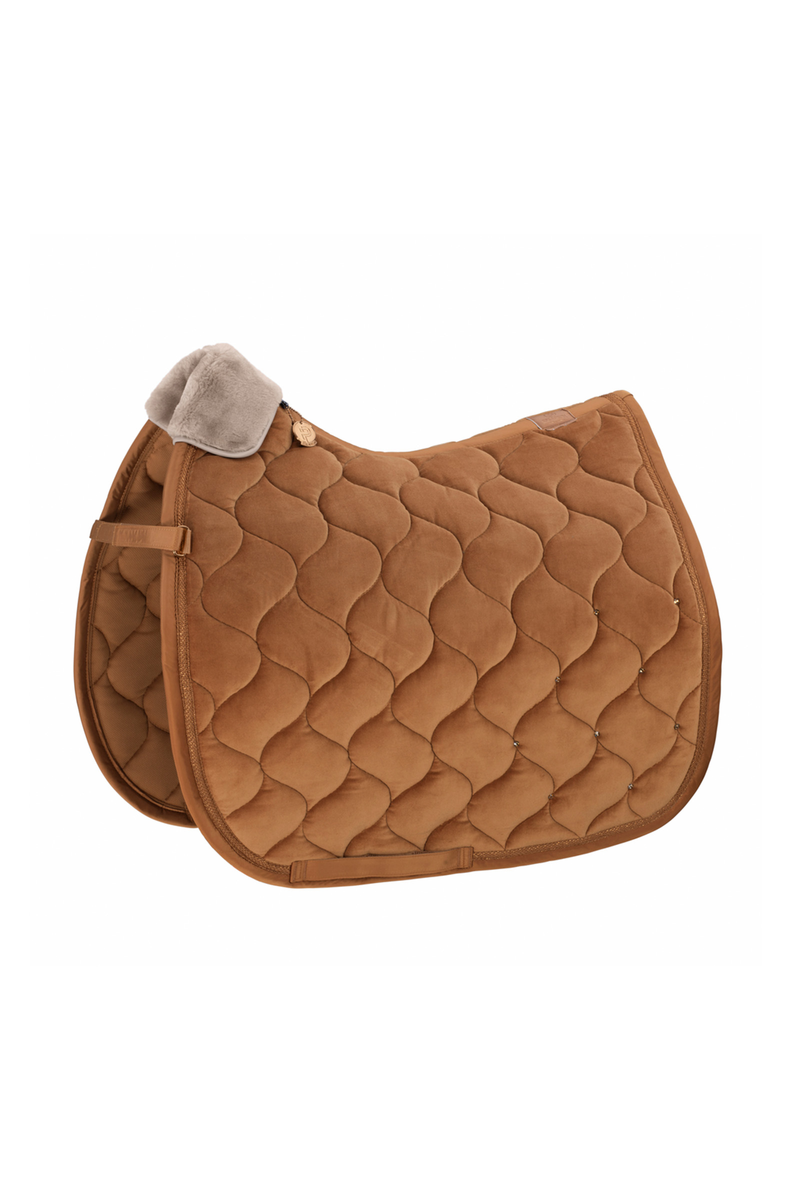 Eskadron Platinum 23 Velvet Crystal Dressage Saddle Pad 3 Eskadron Platinum 23 Velvet Crystal Dressage Saddle Pad - Image 2