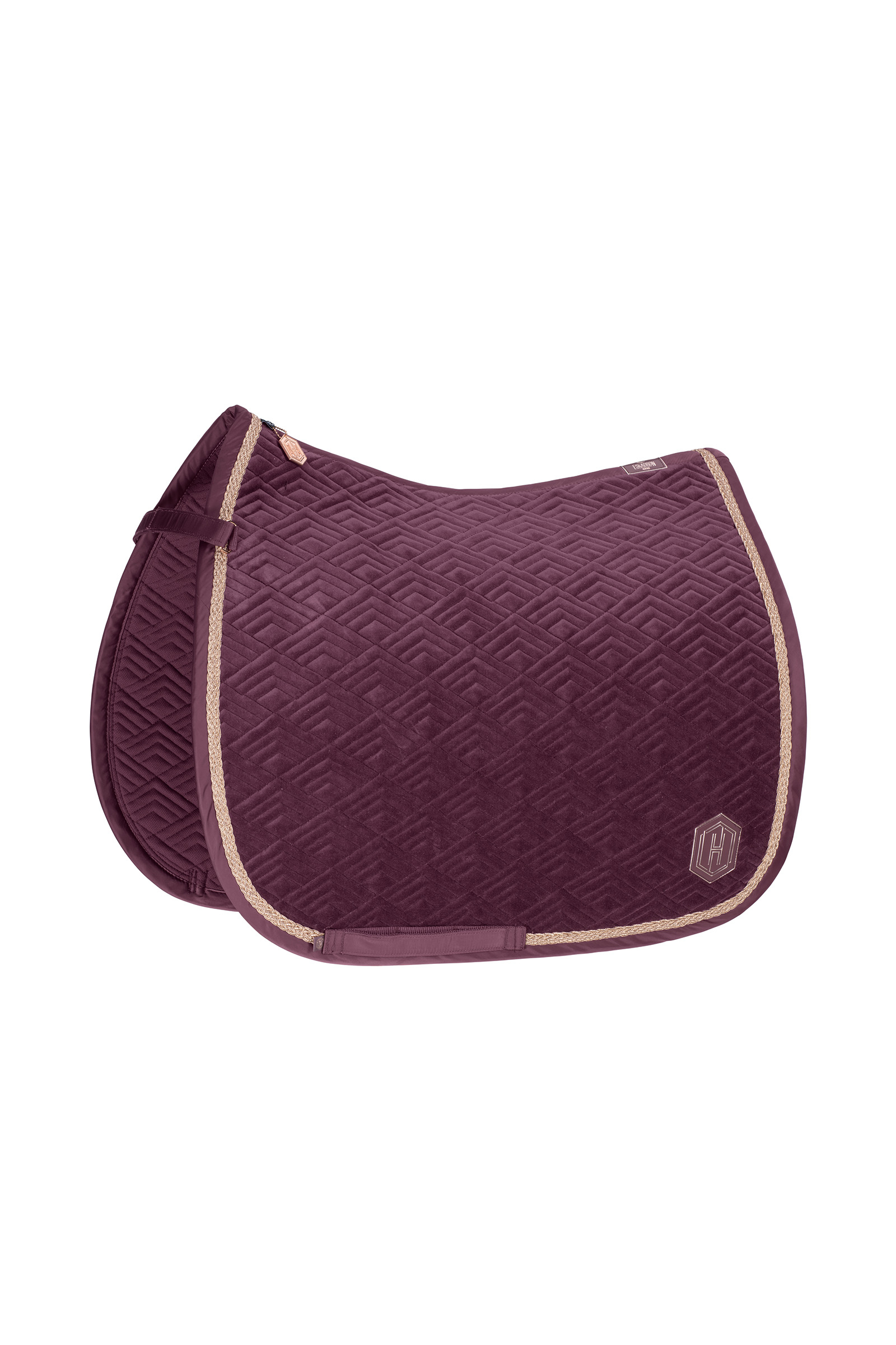 Eskadron Heritage AW2023 Velvet Emblem Dressage Saddle Pad 3 Eskadron Heritage AW2023 Velvet Emblem Dressage Saddle Pad