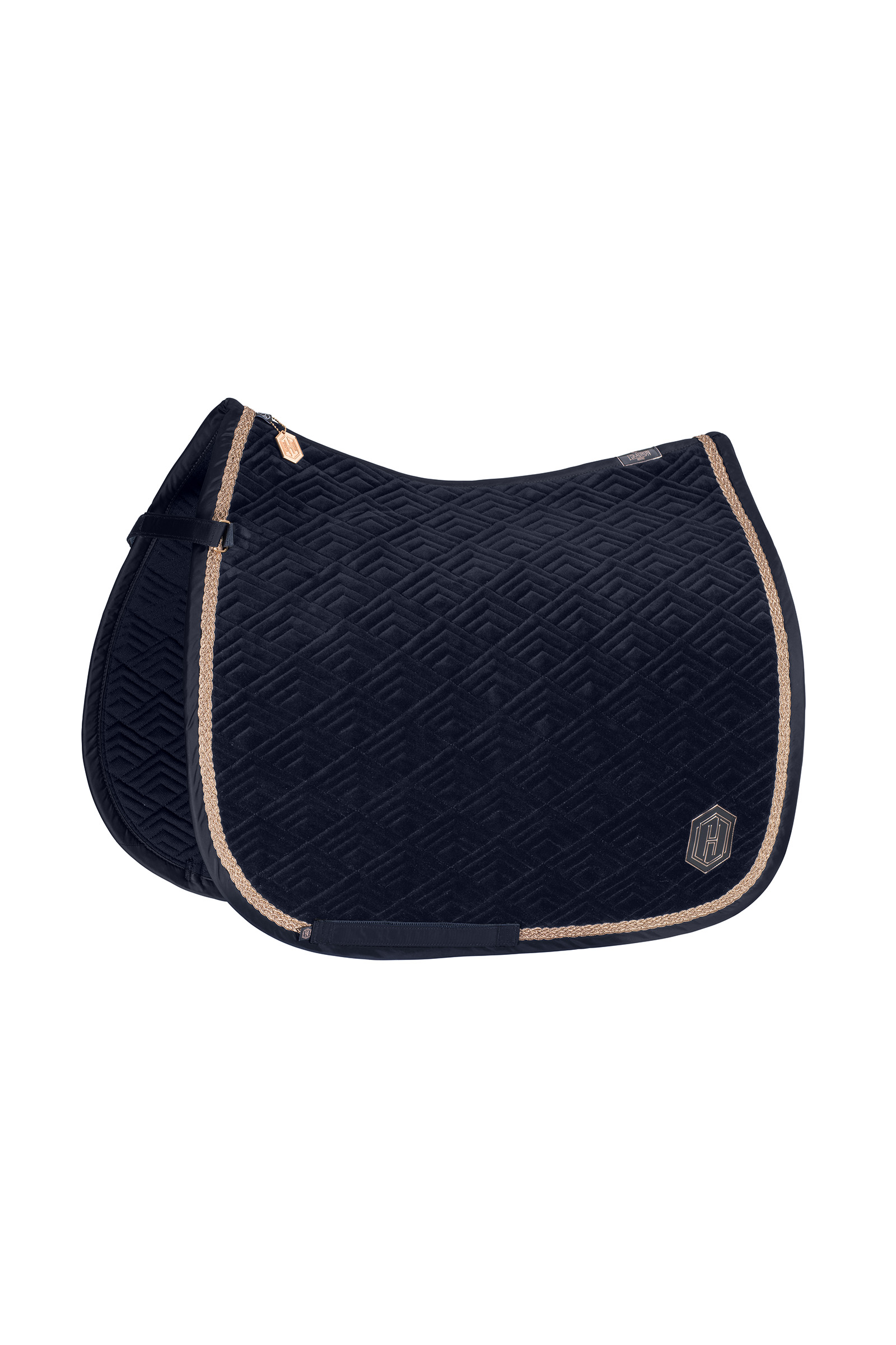 Eskadron Heritage AW2023 Velvet Emblem Dressage Saddle Pad 4 Eskadron Heritage AW2023 Velvet Emblem Dressage Saddle Pad - Image 2