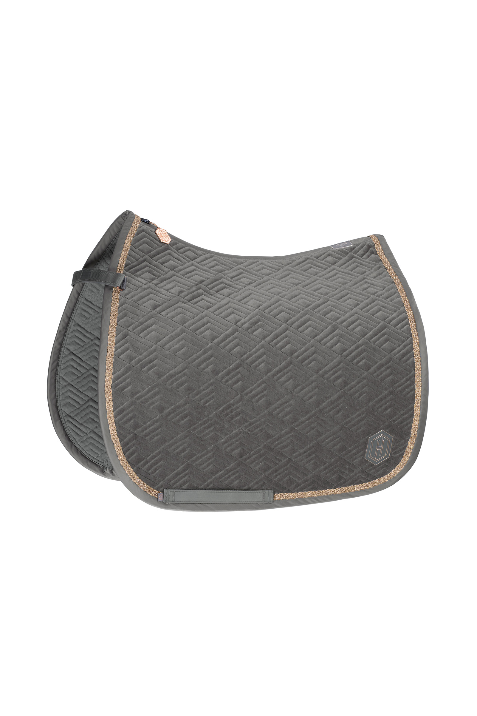 Eskadron Heritage AW2023 Velvet Emblem Dressage Saddle Pad 6 Eskadron Heritage AW2023 Velvet Emblem Dressage Saddle Pad - Image 4