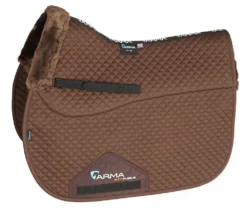 Shires ARMA SupaFleece Saddle Pad -Weatherbeeta Store 5231 brown 1.jpg copy