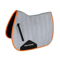 Shires EQUI-FLECTOR Hi-Viz Saddle Pad -Weatherbeeta Store 8401 orange