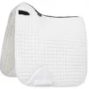 LeMieux ProSport Cotton Dressage Saddle Pad White