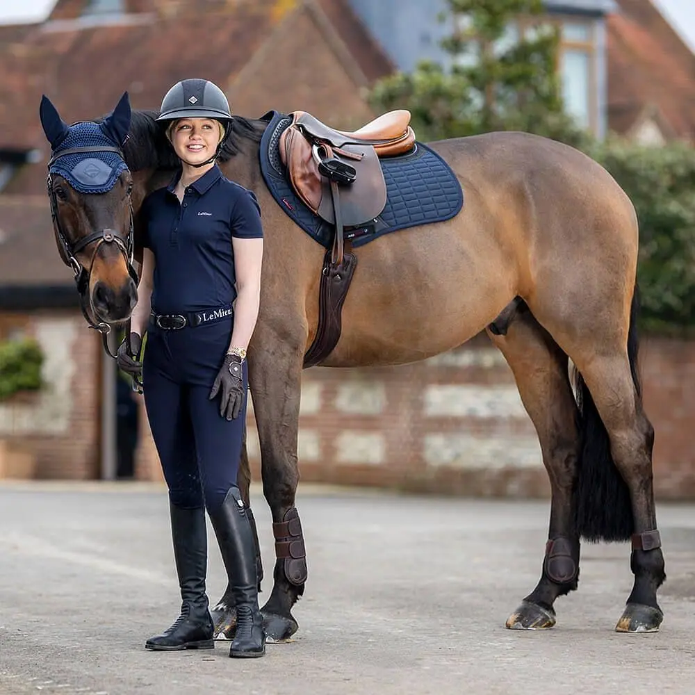 LeMieux Le Cool Grip Euro Jump Saddle Pad 4 LeMieux Le Cool Grip Euro Jump Saddle Pad - Image 2