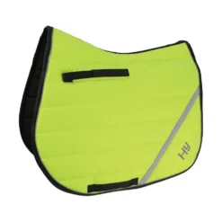 Hy Equestrian HyVIZ Reflector Comfort Saddle Pad Yellow