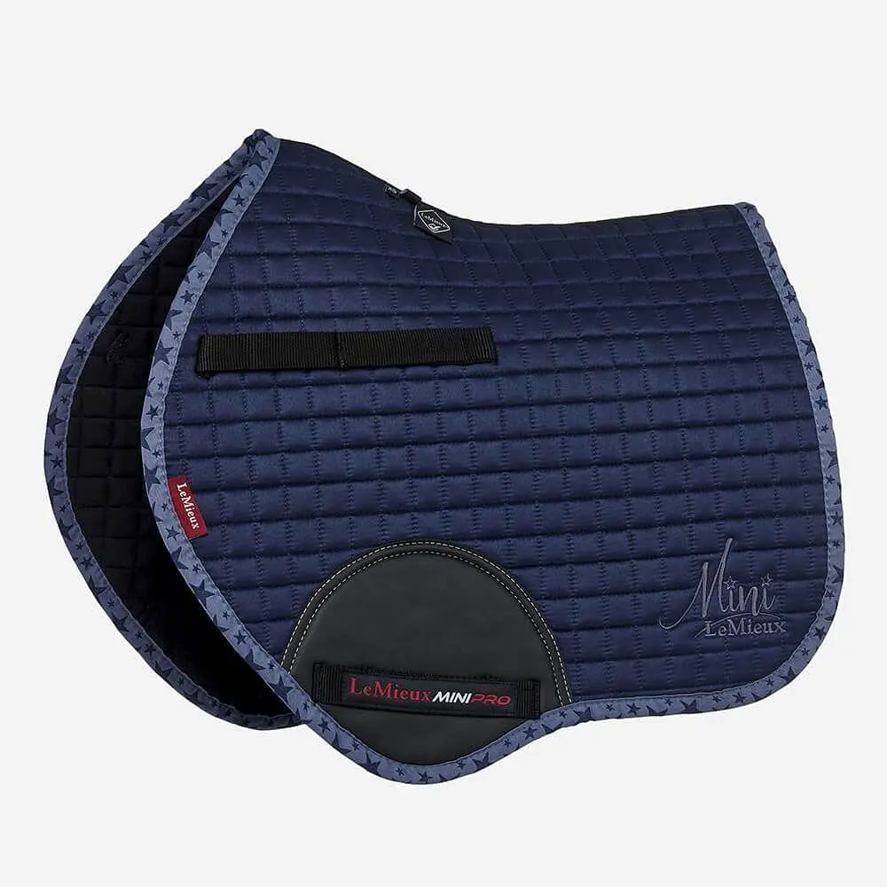LeMieux Mini Suede Jump Saddle Pad Indigo 3 LeMieux Mini Suede Jump Saddle Pad Indigo