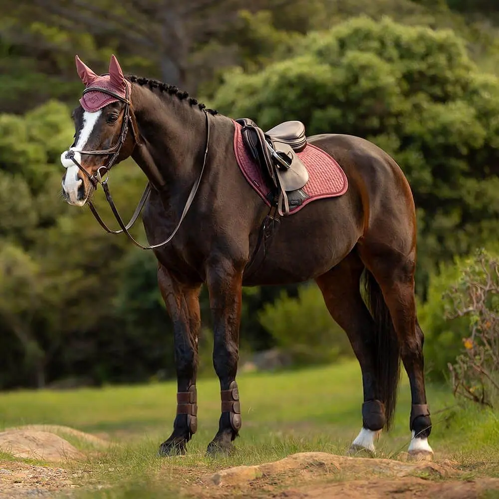 LeMieux Suede Close Contact Saddle Pad Orchid 4 LeMieux Suede Close Contact Saddle Pad Orchid - Image 2