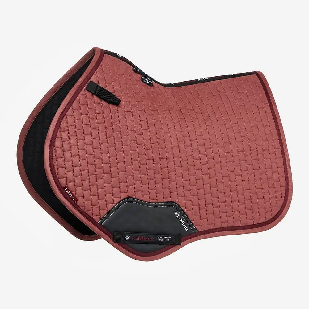 LeMieux Suede Close Contact Saddle Pad Orchid 3 LeMieux Suede Close Contact Saddle Pad Orchid