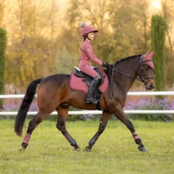 LeMieux Suede GP Saddle Pad Orchid -Weatherbeeta Store it03268 lifestyle sudegpdsquare orchid 12 1