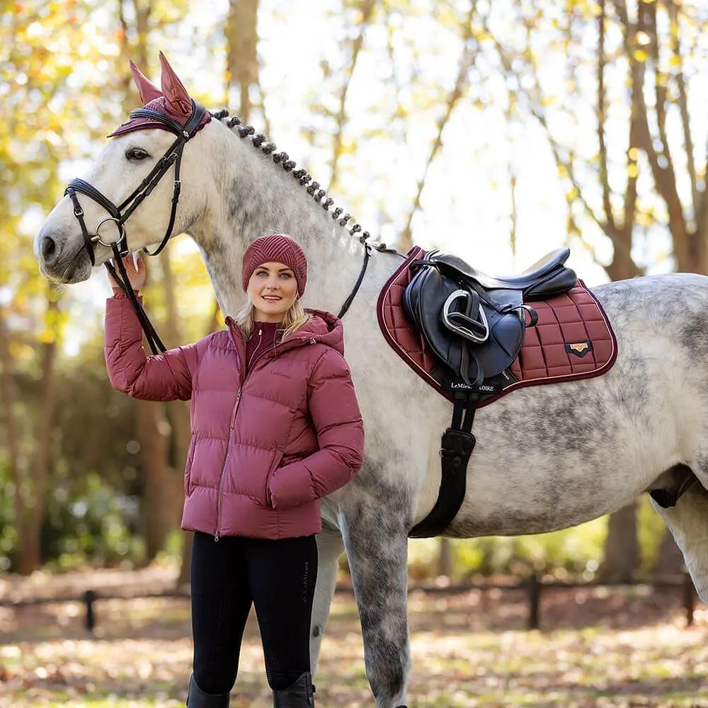 LeMieux Loire Satin Close Contact Saddle Pad Orchid 5 LeMieux Loire Satin Close Contact Saddle Pad Orchid - Image 3