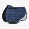 LeMieux Suede GP Saddle Pad Reflective Navy -Weatherbeeta Store it03382 product suedegpsquare reflective navy 1.jpg