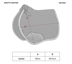 LeMieux Junior Pro GP/Jump Saddle Pad -Weatherbeeta Store junior pro pad size guide