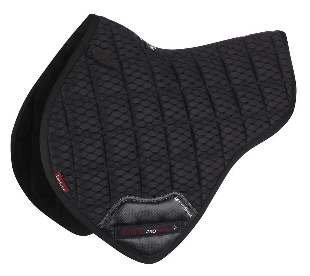 LeMieux Carbon Mesh Close Contact Half Square Saddle Pad 3 LeMieux Carbon Mesh Close Contact Half Square Saddle Pad