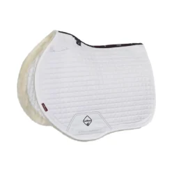 LeMieux Merino+ Sensitive Skin Euro Jump Saddle Pad -Weatherbeeta Store lemieux merino sensitive skin euro jump saddle pad natural