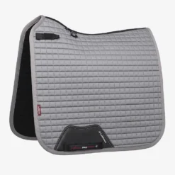 LeMieux Cotton Dressage Saddle Pad -Weatherbeeta Store lm cottondressage grey1 hr