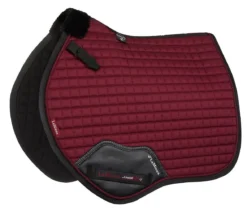 LeMieux Junior Pro GP/Jump Saddle Pad -Weatherbeeta Store lm juniorpropad burgundy hr 1