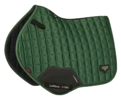 LeMieux Loire Classic Satin Close Contact Saddle Pad -Weatherbeeta Store lm loirecc huntergreen hr 2