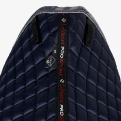 LeMieux Twilight Loire Satin Dressage Saddle Pad Navy -Weatherbeeta Store lm loiredr classic navy hr 2 copy