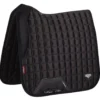 LeMieux Loire Memory Satin Dressage Saddle Pad -Weatherbeeta Store lm loiredressage memory black hr 1