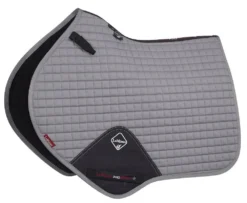 LeMieux ProSport Plain Cotton Close Contact Saddle Pad -Weatherbeeta Store ps cccotton grey hr 1