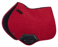 LeMieux ProSport Suede Close Contact Saddle Pad -Weatherbeeta Store ps ccsq chillired hr 2