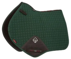 LeMieux ProSport Plain Cotton Close Contact Saddle Pad -Weatherbeeta Store ps cottonccsq green hr